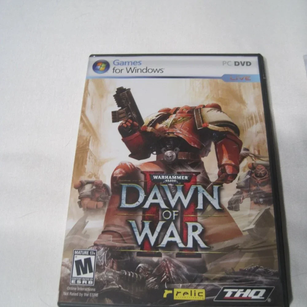 Warhammer 40,000 Dawn of War II 2 PC DVD Strategy Game Complete W/ Key & Poster